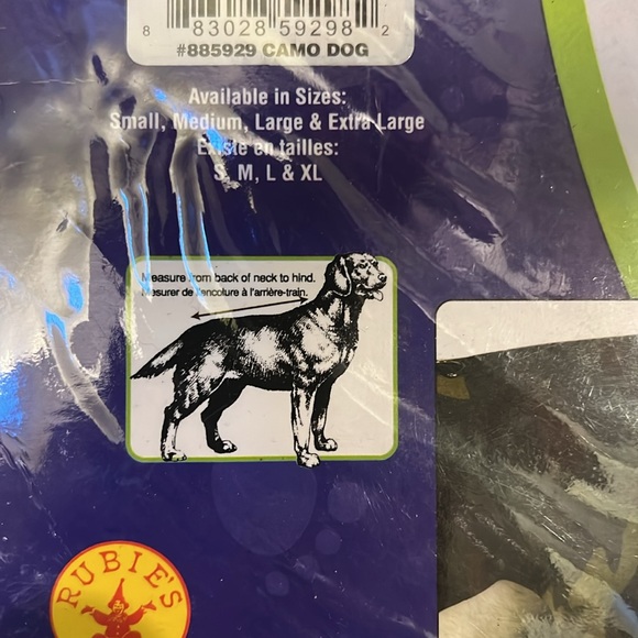 Camp dog army military pet XL Halloween costume - Picture 6 of 8